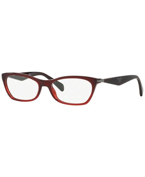 Prada PR 15PV Women's Irregular Eyeglasses 